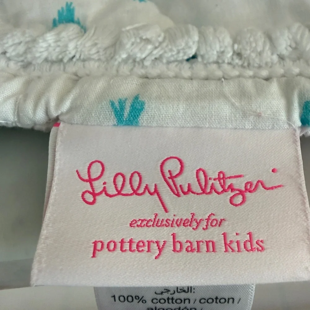 Lilly Pulitzer Pottery Barn Kids Quilted Reversible Elephant Patchwork Toddler
